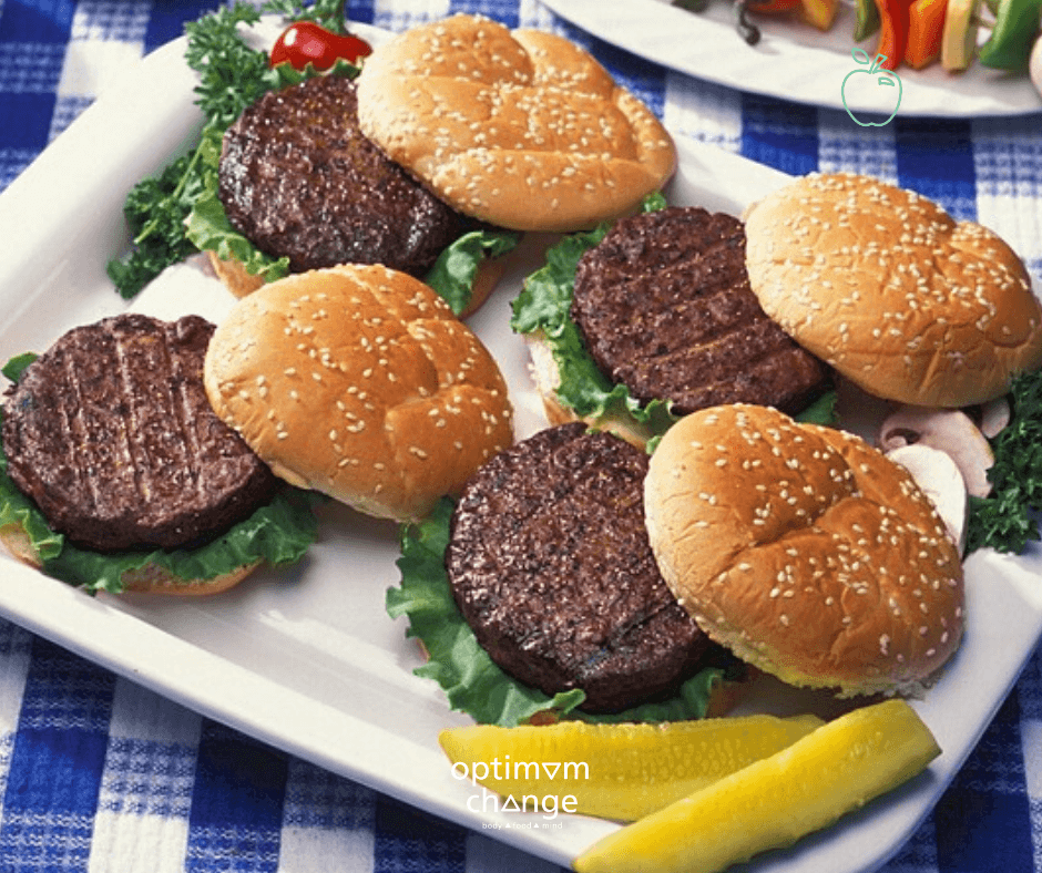 Vegetarische hamburger klein