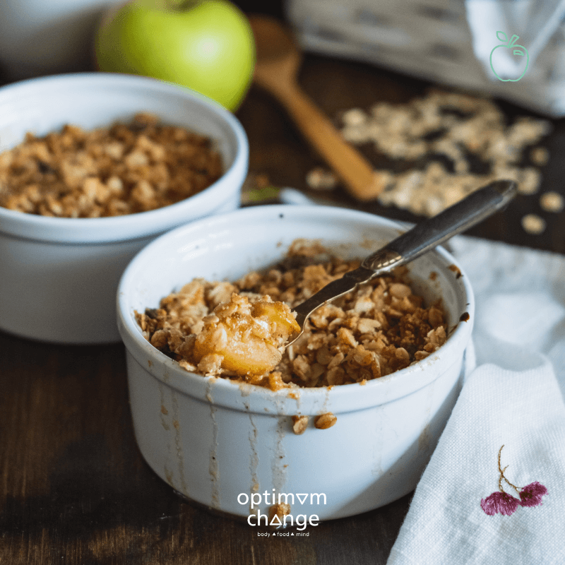 appeltaart havermout